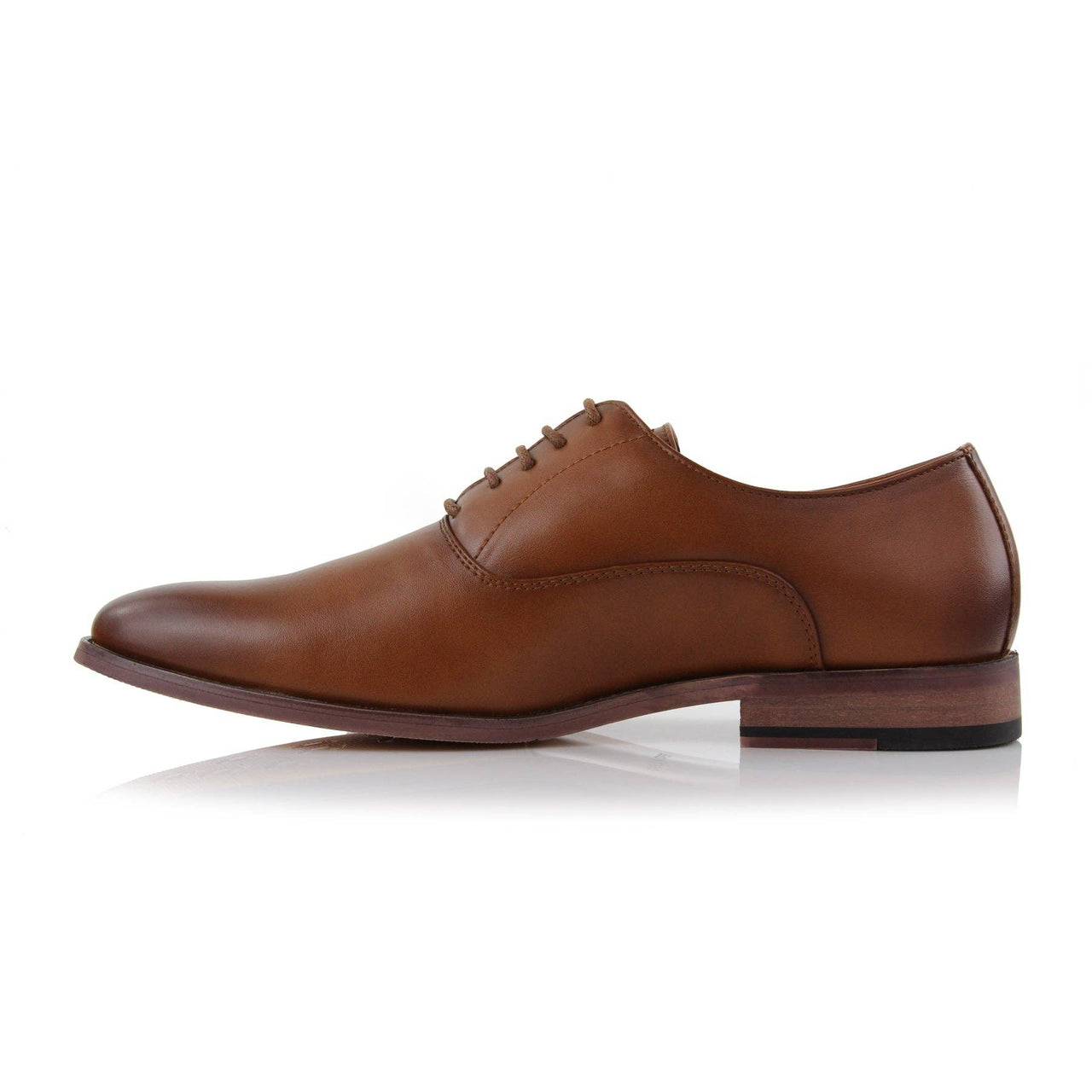 leather oxford dress shoe Classic Cognac Light Brown Men's Oxford Shoes – Tomasso Black