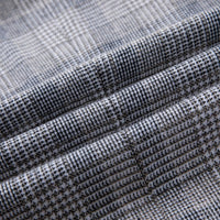 Thumbnail for Light Grey Glen Plaid Sport Coat Slim Fit - Tomasso Black