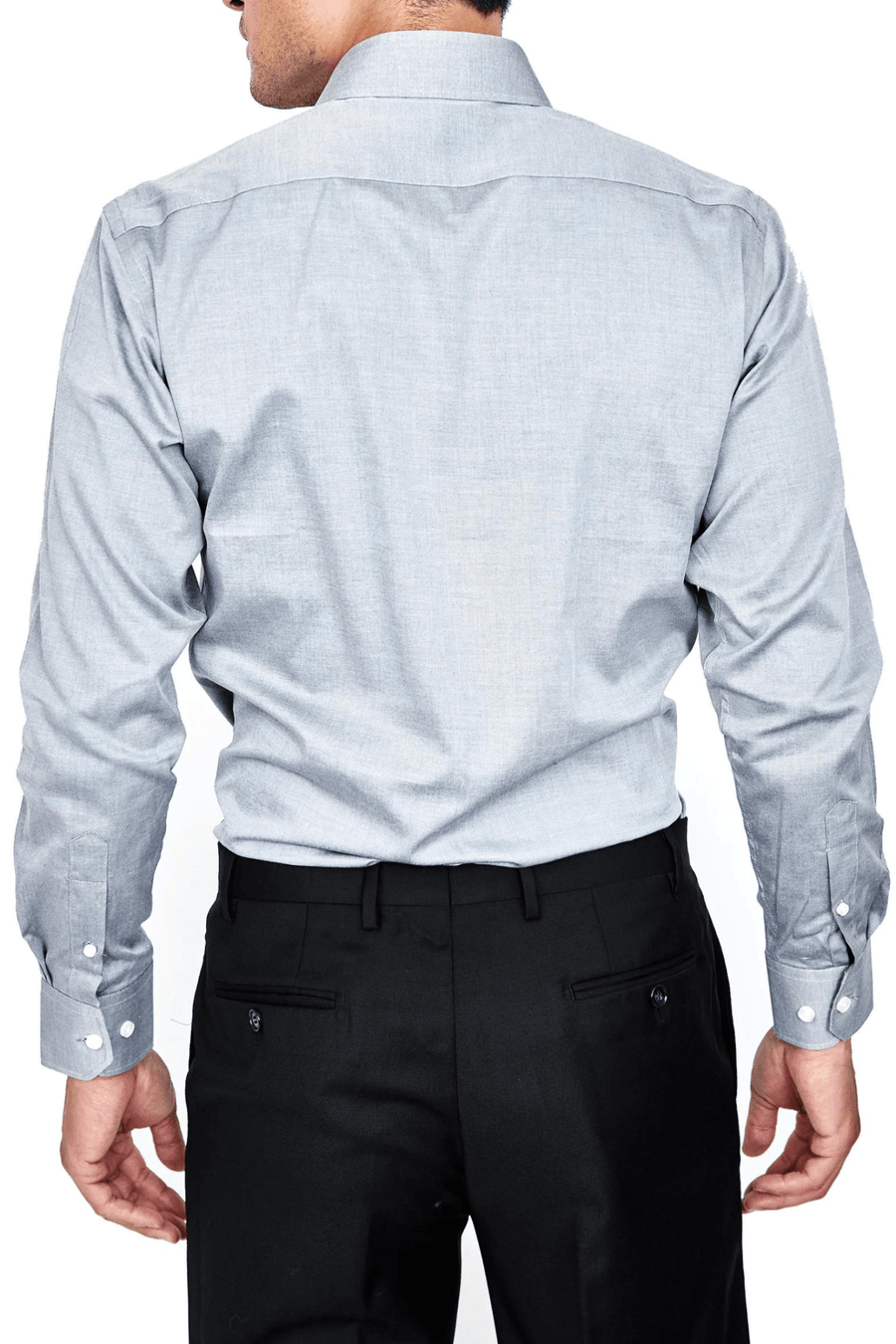 100% Cotton Grey Shirt - Tomasso Black