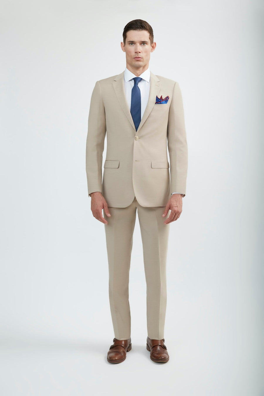 Beige Suit | Shop for Men's Tan Suits Online at Tomasso Black – Tomasso ...
