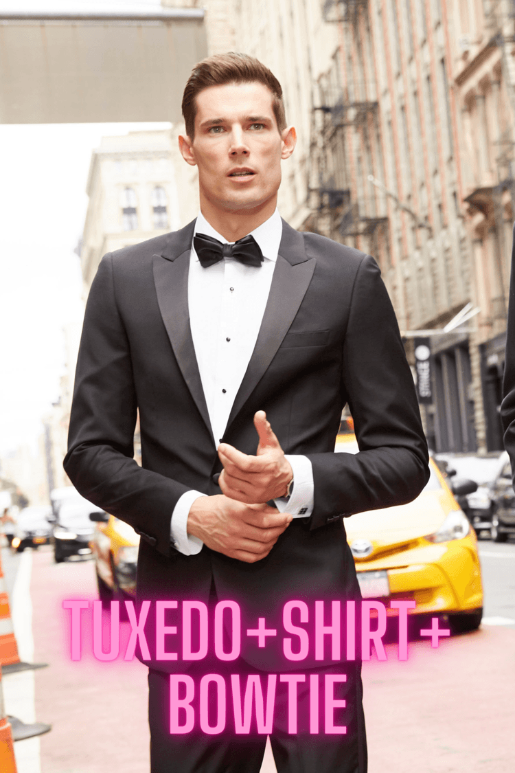 100% Wool Luxury Tuxedo Bundle - Tomasso Black