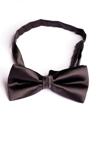 Black Bowtie | Woven Silk – Tomasso Black