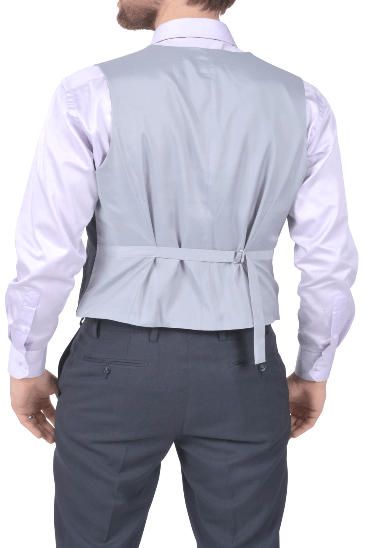 Stretch microfiber vest with embroidered logo (charcoal)