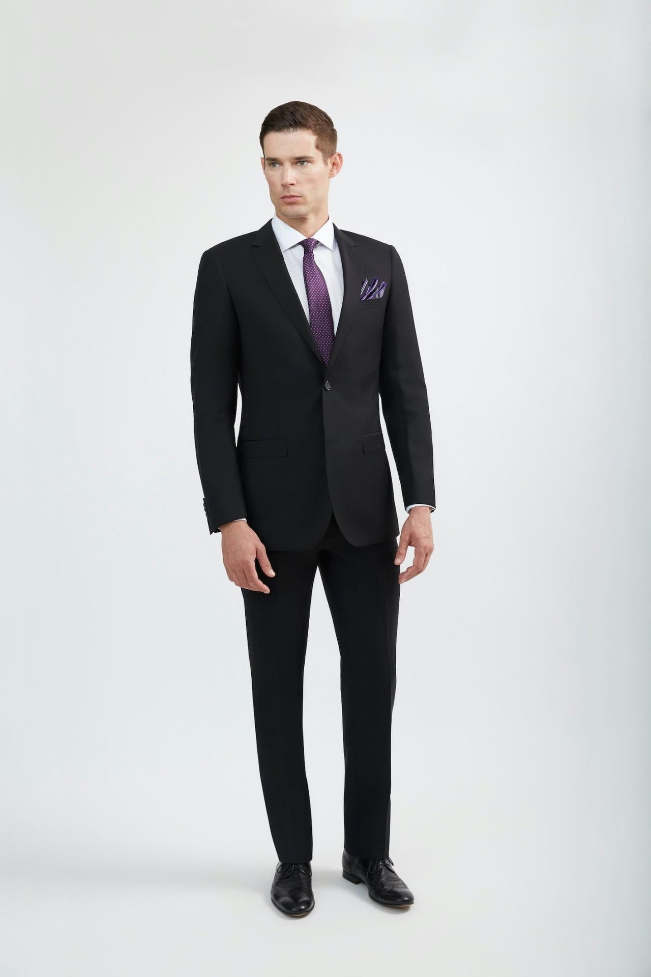 Luxurious Italian Cut Black Suit  Shop for Stylish Black Wool Suit Online  - Tomasso Black – Tomasso Black
