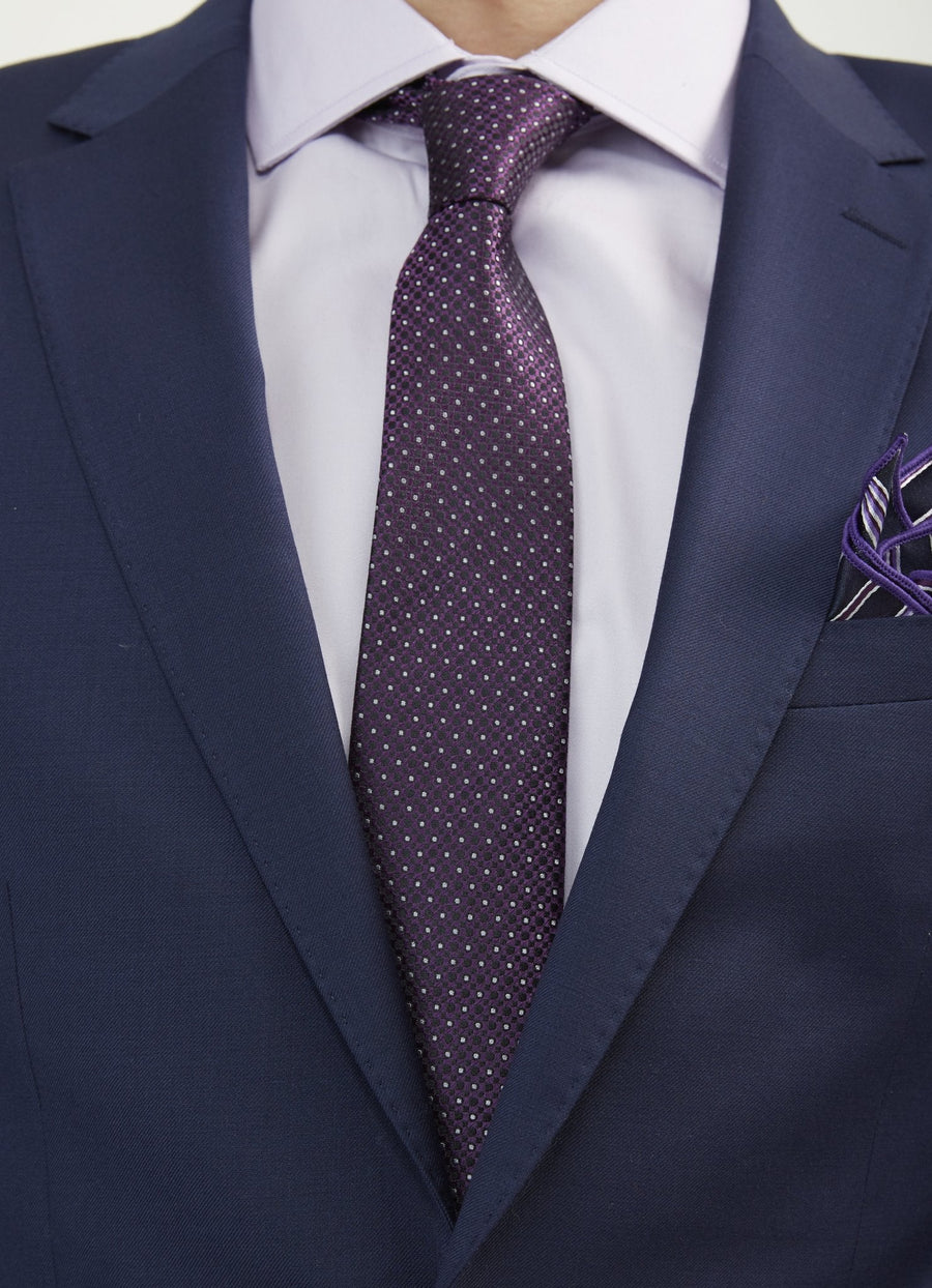 Luxurious 100% Super Fine Wool Italian Cut Beautiful Blue Jacket - Tomasso Black