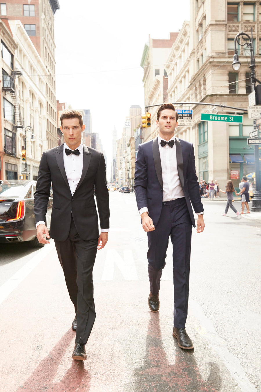 Luxurious Italian 100% Super Fine Wool Navy Tuxedo Shawl Lapel Tuxedo - Tomasso Black