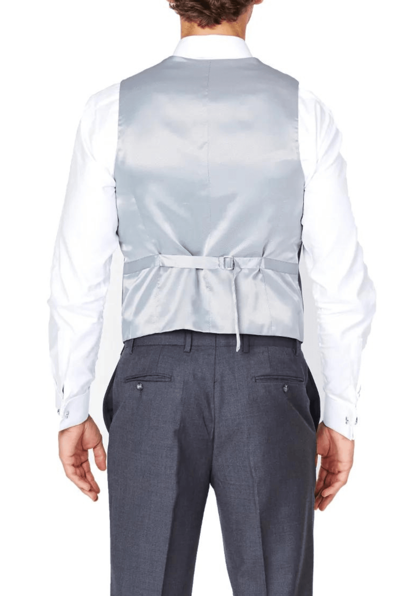 Medium Grey Luxurious Italian Wool Collection Vest Medium Grey Luxurious Italian Wool Collection Vest