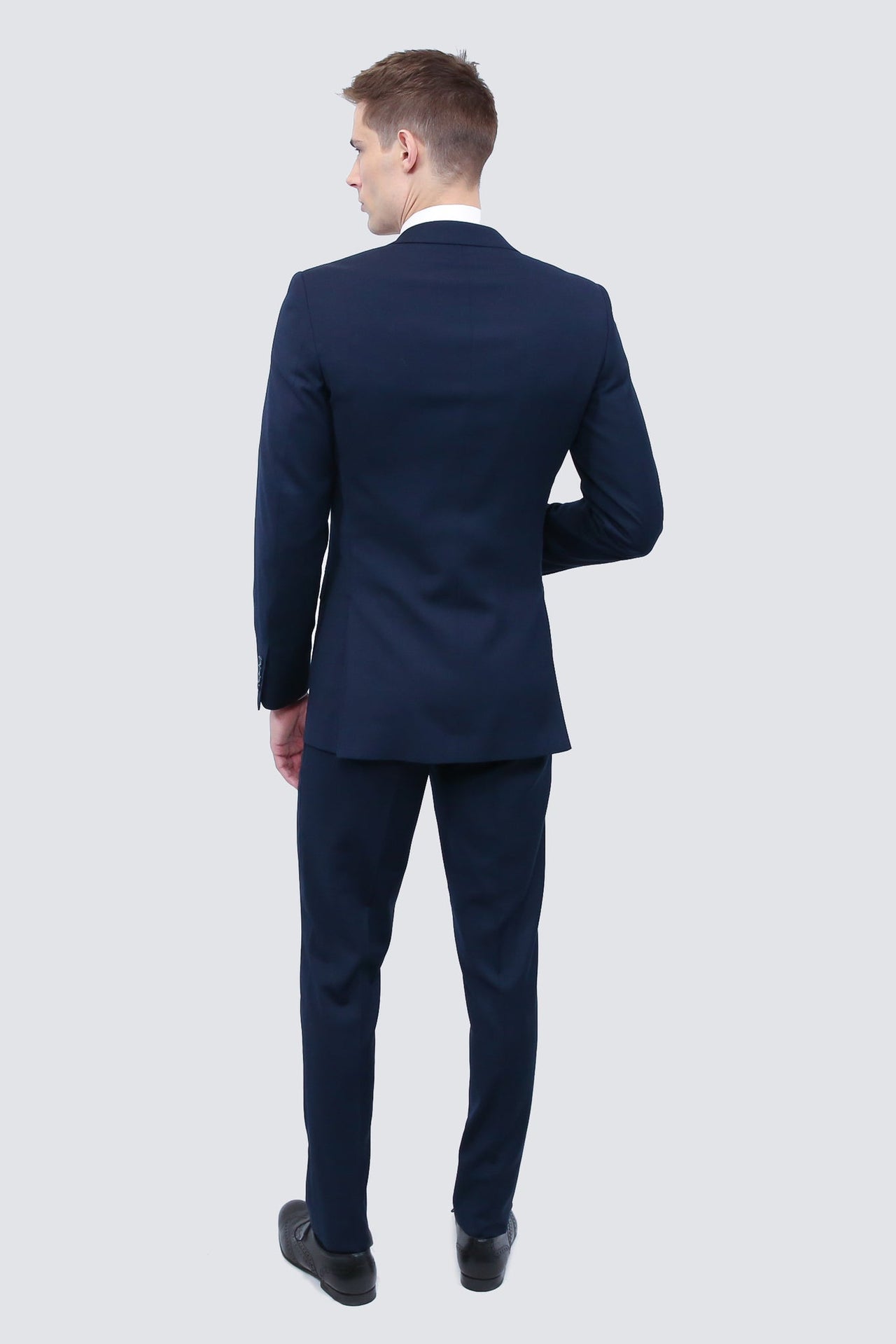 Tailor's Stretch Blend Suit Navy Blue Shop Suits Online