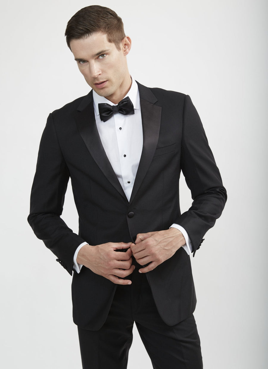 Tailor's Stretch Classic Black Tuxedo Bundle - Tomasso Black